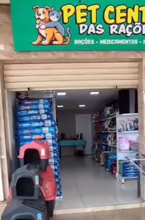 Fachada do Pet Center das Rações na QNG 13